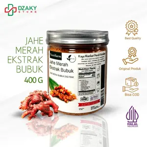 Jahe Merah Extra Bubuk 400r Asli 100% Tanpa Campuran