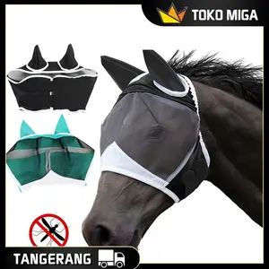 Topeng Kuda Pacu Kualitas Tinggi Topeng Kuda Tunggang Untuk Pencegahan Nyamuk, Serangga, Serangga Dan Lalat
