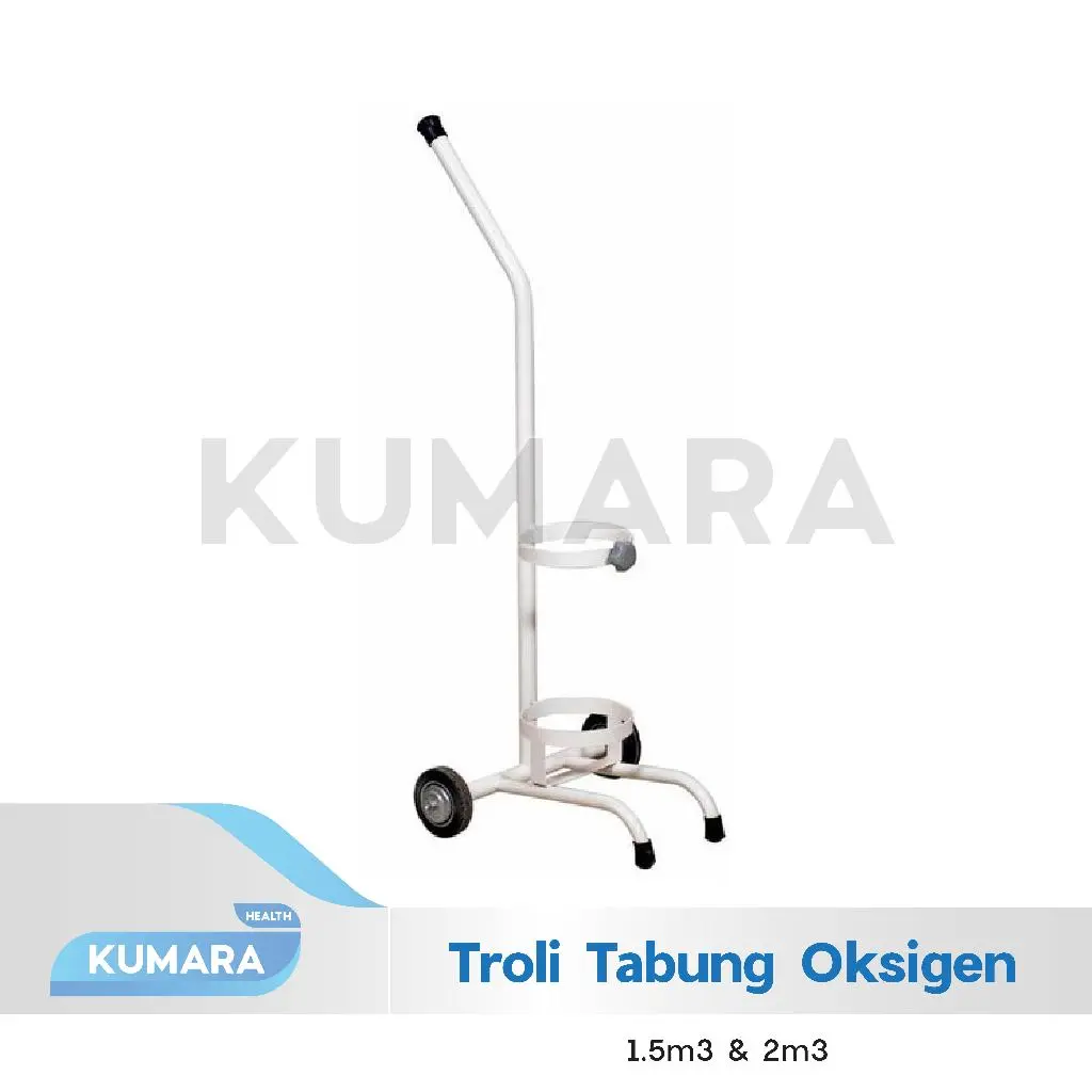 KUMARA - Troli Tabung Oksigen 1.5m3 & 2m3/ Trolley Oxygen