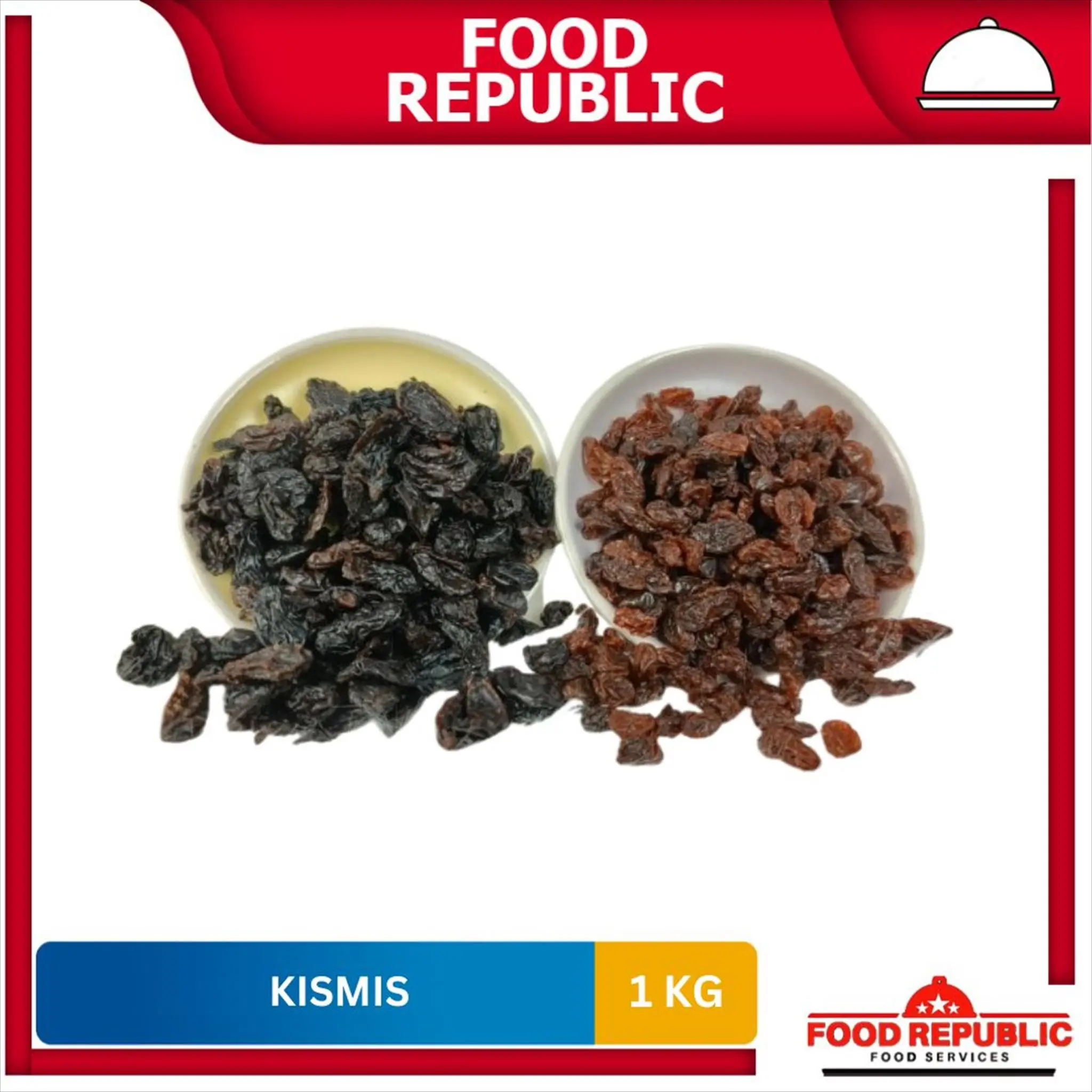 Kismis Hitam / Black Raisin 1 KG California USA Halal Premium
