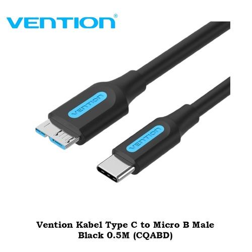 Gambar Vention Kabel Type C to Micro B Male Black 0.5M (CQABD) dari Java Computer Samarinda Kota Samarinda Tokopedia