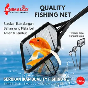 Fish Net Jaring Seser Saringan Serokan Akuarium Ikan Udang Hias Cupang Kecil Aquarium