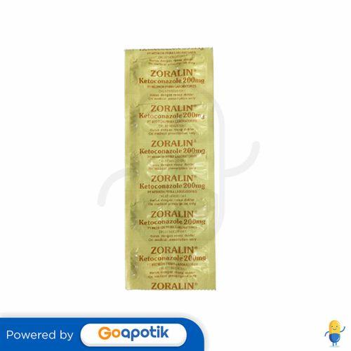 ZORALIN 200 MG STRIP 10 TABLET