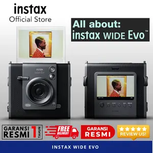 Instax WIDE Evo - Kamera Instant Hybrid FUjifilm Instax Kamera Garansi Resmi