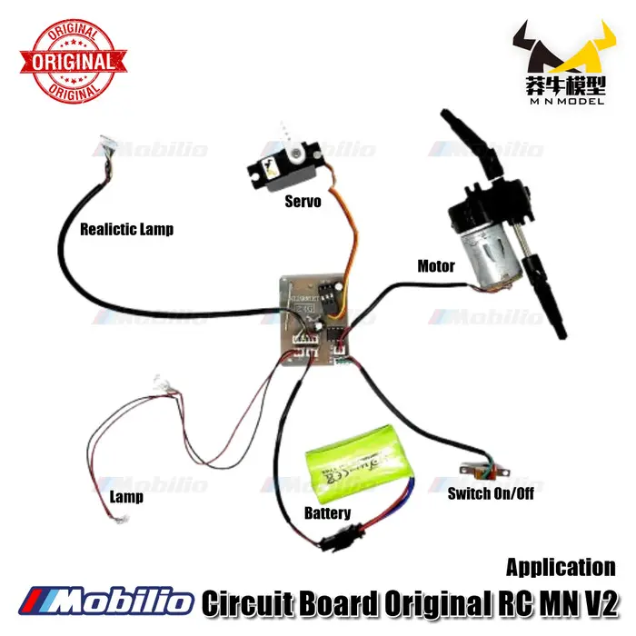 Original Part - Circuit Board Receiver ESC RC MN D90 D99 6