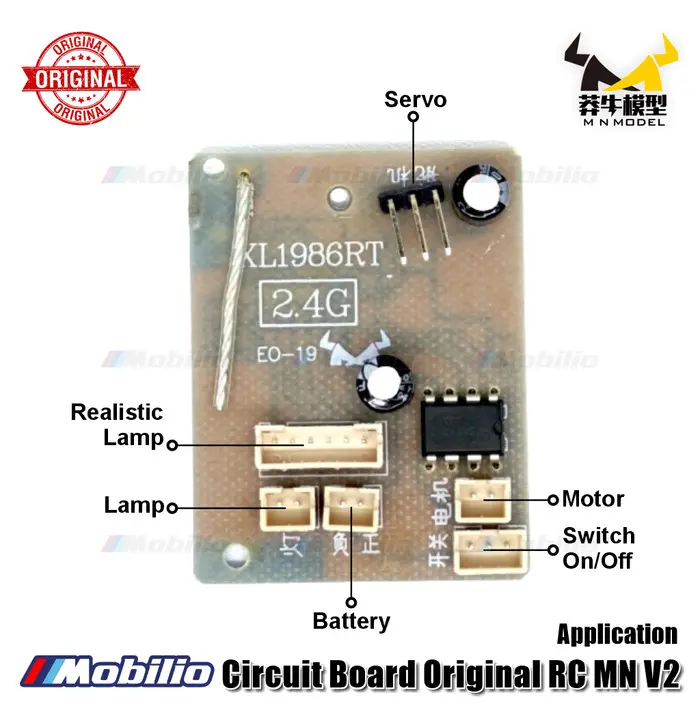 Original Part - Circuit Board Receiver ESC RC MN D90 D99 5