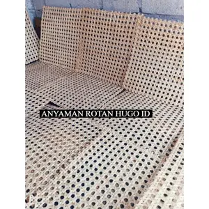 Anyaman Bambu Hexagonal Segi Delapan Premium - Real Picture, 30 x 30 cm