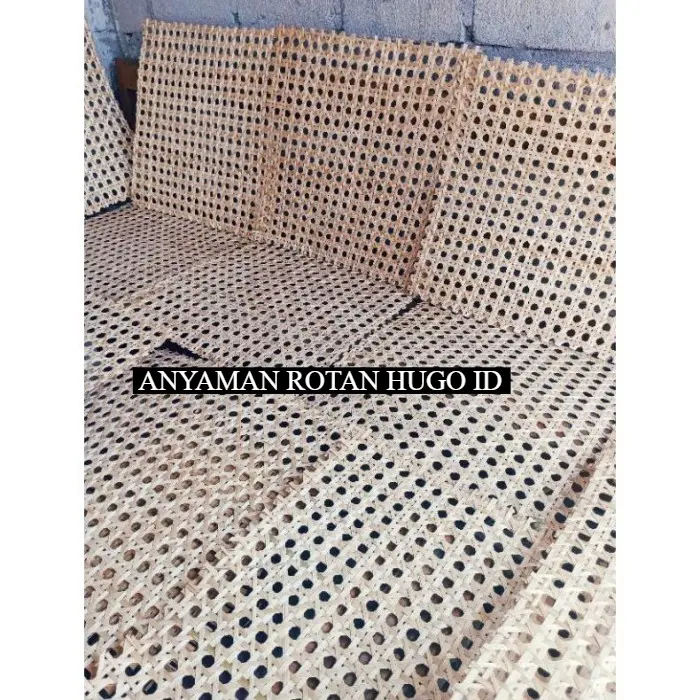 Anyaman Bambu Hexagonal Segi Delapan Premium - Real Picture, 30 x 30 cm