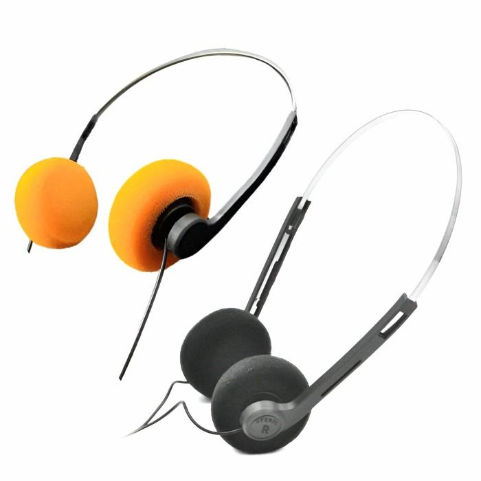 Headphones Walkman Sony Walkman Headphones Sony Mdr 005 VINTAGE SONY WALKMAN Headphones Black  Foam Adjustable Metal
