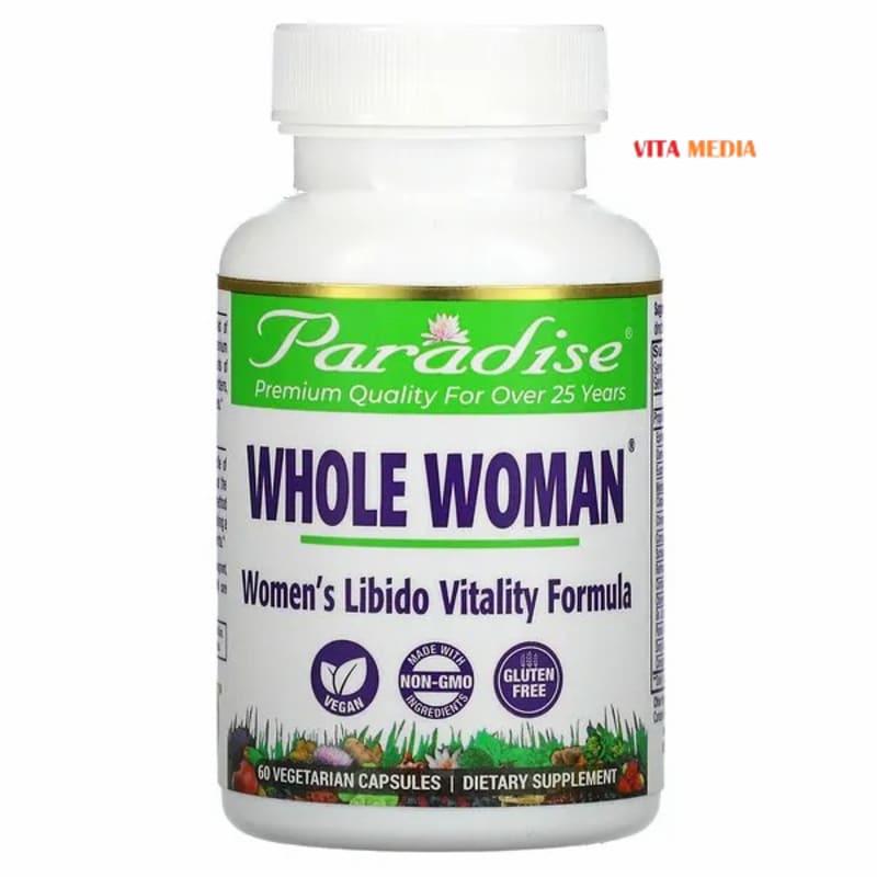 Paradise Herbs Whole Woman Women's Libido Vitality Formula 60 Caps