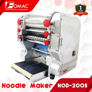 FOMAC Noodle Maker NOD-200S Mesin Gilingan Mie Listrik Mesin Pemotong Penipis Pembuat Adonan Mie