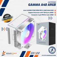 Gambar Ocypus Gamma A40 ARGB White CPU Cooler 4 Heatpipes Support Intel AMD dari Starcomp Purwokerto Kab. Banyumas 1 Tokopedia