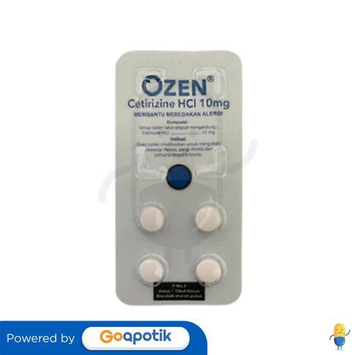 OZEN 10 MG STRIP 4 TABLET