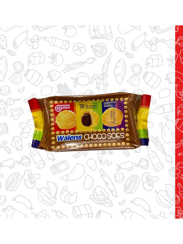 NISSIN WALENS SOES 100 CHOCO 0