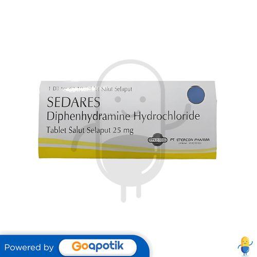 SEDARES 25 MG STRIP 10 TABLET