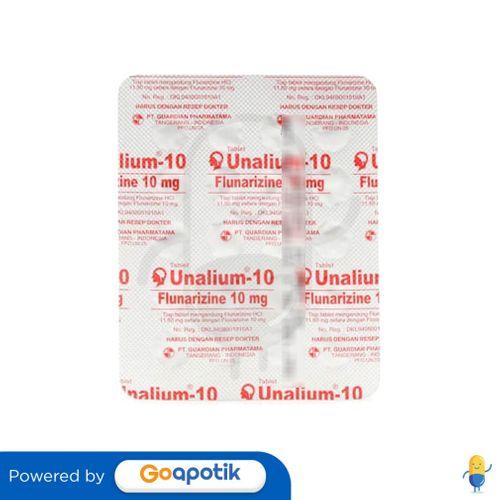 UNALIUM 10 MG STRIP 20 TABLET