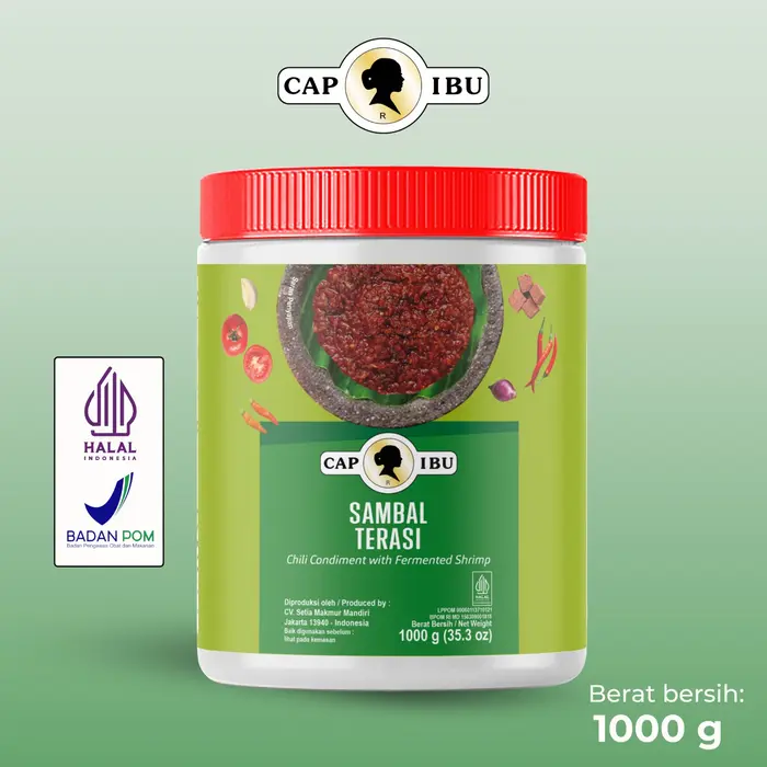 Gambar CAP IBU Sambal Terasi POT 1000gr - MILD dari Cap Ibu Shop Kota Administrasi Jakarta Timur 5 Tokopedia