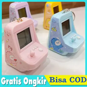 Keychain Game Console Mini Gantungan Kunci Mainan Konsol Game Genggam Tangan Unik