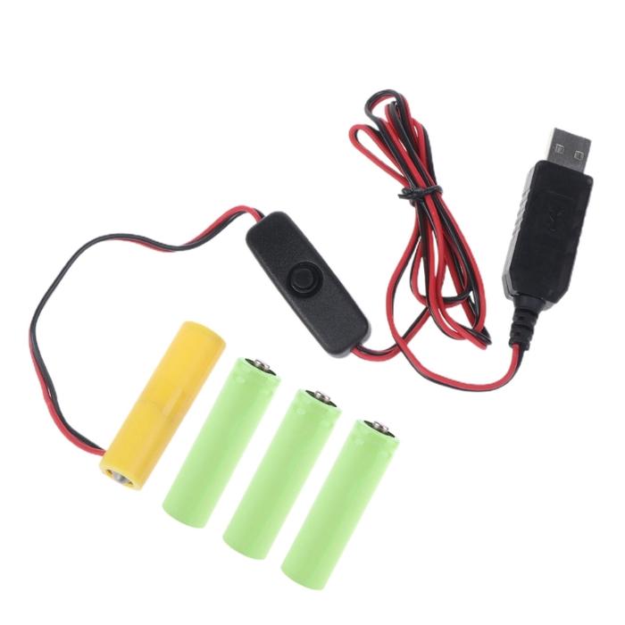Usb oplaadbare batterijen aa met oplaadkabel