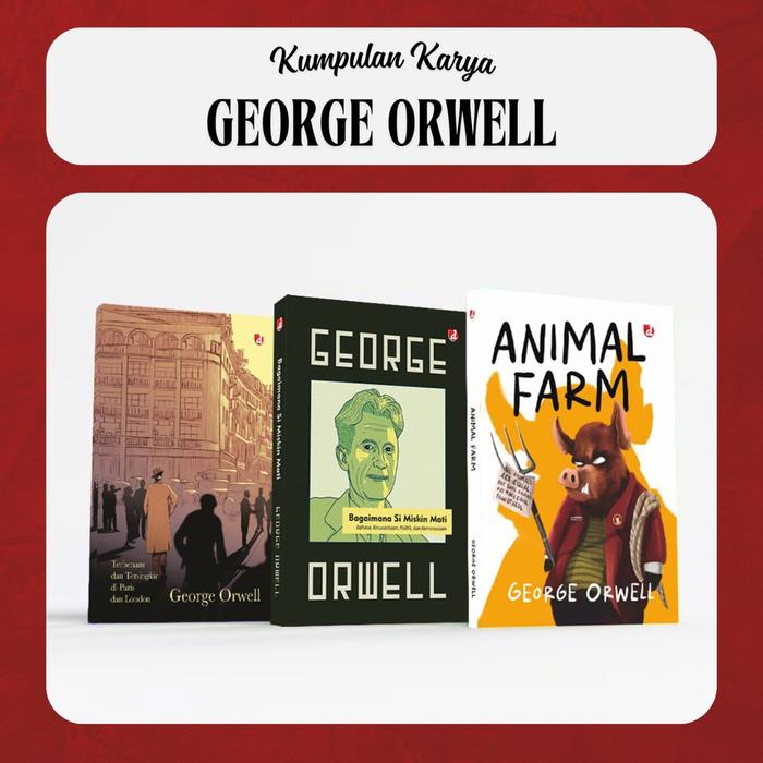 Gambar Paket Buku George Orwell - Novel dari DIVA Press Group Kab. Bantul Tokopedia
