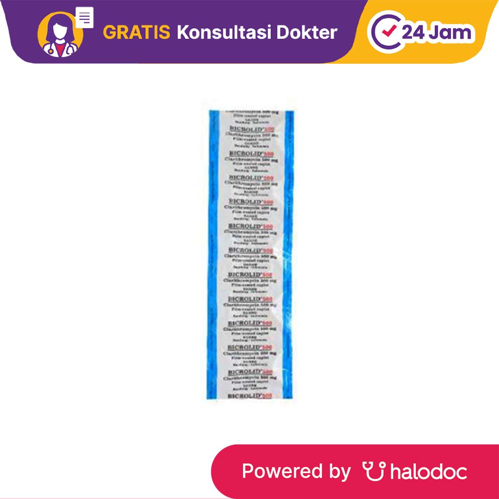 Bicrolid Kaplet 500 mg - Antibiotik - Halodoc