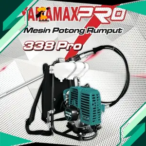 MESIN POTONG RUMPUT BENSIN 2 TAK 338 PRO | YAMAMAX PRO – ALAT POTONG RUMPUT UNTUK LAHAN DAN TAMAN