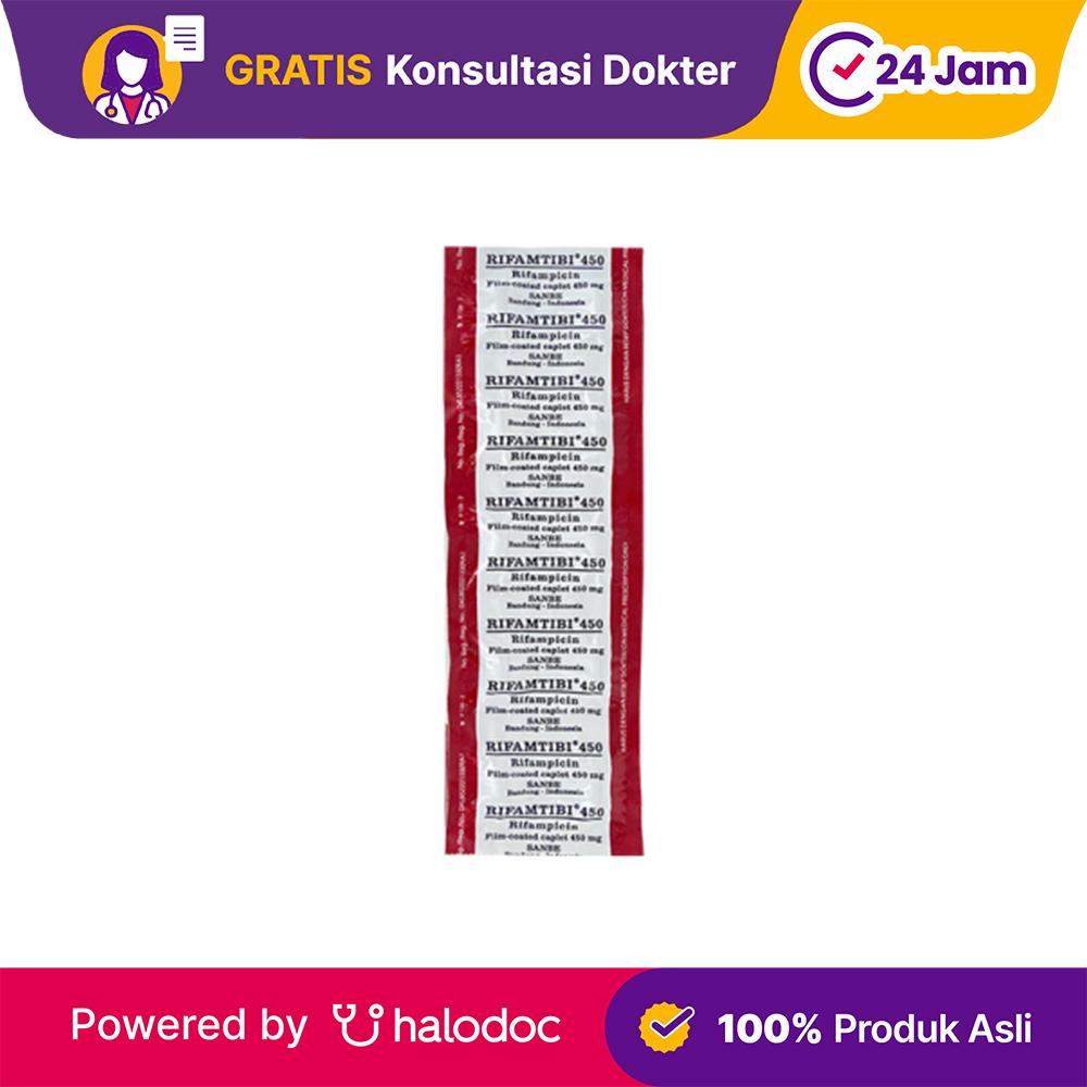 Rifamtibi 450 mg 10 Kaplet - Antibiotik - Halodoc