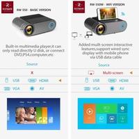 Gambar ROCKWARE RW-550W - HD 720P Projector 2400 Lumens - Mirroring Display dari Tanaga Online Shop Kota Administrasi Jakarta Barat 2 Tokopedia