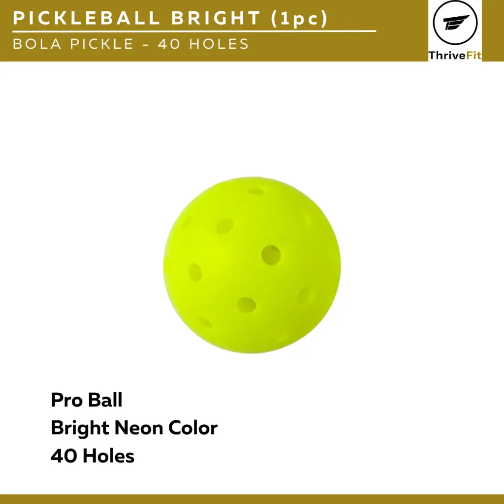 Pickleball Pro Bright / Bola Pickleball - 40 Lubang