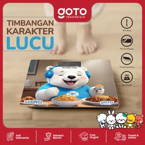 Goto Mawmaw Timbangan Berat Badan Digital Body Scale Karakter 180 Kg