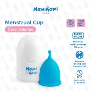 Promo Momi Homi S03 Girls Menstrual Cup Pengganti Pembalut Wanita Silikon Reusable Silicone Grade