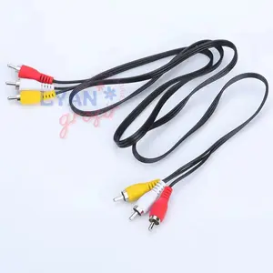 Kabel Rca 3 ke 3 Kabel Video AV Kabel Tv tabung Ke Set Top Box 1.5m