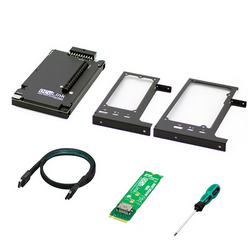 JMT Cavo di prolunga M.2 NVMe M Key a Oculink 4i/SFF8611 PCIe4.0 X4 Gen3 4 compatibile con T10/SAS-4 SFF-8612 (10 cm