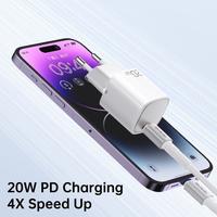 Gambar MCDODO CH-402 Charger iPhone PD Type C To Lightning Fast Charging 20W - Hitam dari Starcomp Solo Kota Surakarta 2 Tokopedia