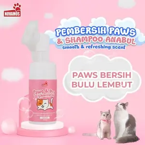 NOVAMOS Waterless Paw CLEANER 100ml - Pembersih Paw Kucing dan Anjing