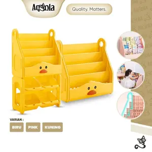 Angola Rak Buku Anak Model Bebek 4 Tingkat C01/C02 Baby Duck Bookshelf