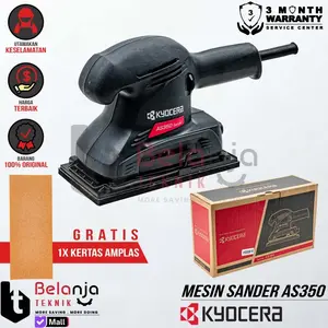 Mesin Amplas Listrik Poles Kayu Kyocera AS 350 190 Watt Orbital Sander AS350