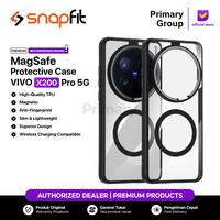 Gambar Case Vivo X200 Pro 5G SNAPFIT Magsafe Transparent Phone Back Cover Protect Shell Shockproof Bumper - Black, Vivo X200 dari Primary Cares Official Kota Administrasi Jakarta Barat 1 Tokopedia