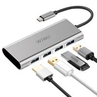 Gambar WIWU Apollo A440 4-in-1 Type-C to 4 USB 3.0 Ports Hub Adapter dari Tanaga Online Shop Kota Administrasi Jakarta Barat 3 Tokopedia