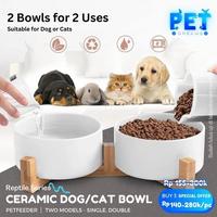 Gambar CERAMIC PET FOOD BOWL TEMPAT MAKAN MINUM MANGKOK KUCING ANJING DOG CAT - Satuan, Hijau, 16x9cm dari Pet Dreams Kota Administrasi Jakarta Barat 4 Tokopedia