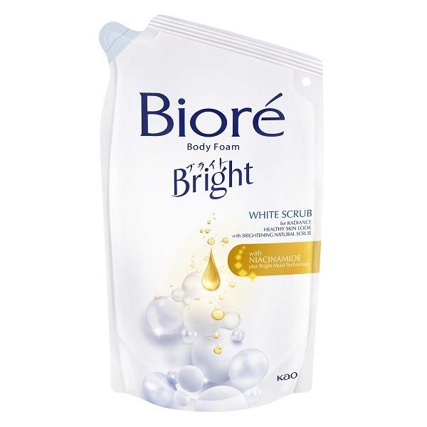 Gambar BIORE BODY FOAM WHITE SCRUB POUCH 380 ML dari Hypermart Cilegon Kota Cilegon Tokopedia