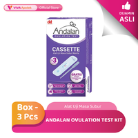 Gambar Andalan Ovulation Test Kit untuk Alat Uji Masa Subur (Box - 3 Pieces) dari VIVA APOTEK Kota Administrasi Jakarta Utara 1 Tokopedia