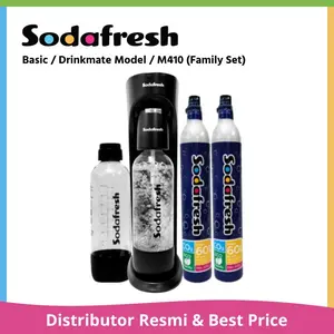 Basic (Family Set) - Soda maker by Sodafresh | DrinkMate style