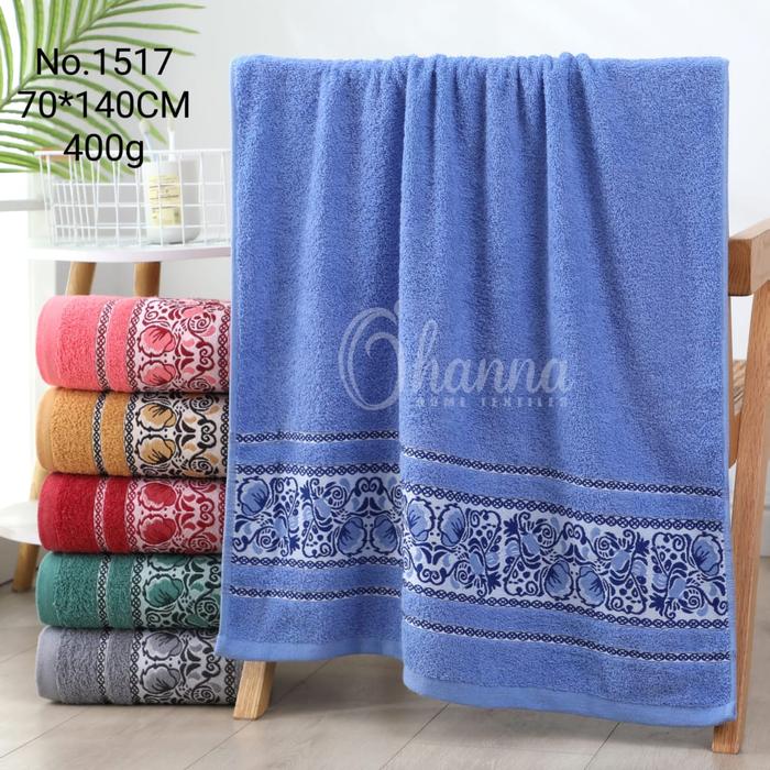 Gambar Handuk Mandi Katun Lembut 70x140 Tebal Anti Bakteri Ohana 1517 - MN dari manolistore Kota Surabaya Tokopedia