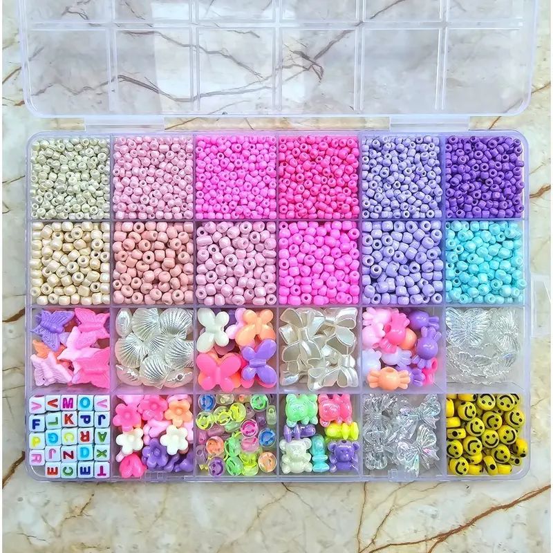 ADA SET MANIK MANIK PASIR 1 BOX - MANIK2 MOTE PAYET PASIR PAKET DIY (BONUS TALI ELASTIS + TALI GIOK 3 METER MANIK PREMIUM 0