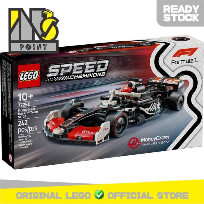 Gambar LEGO 77250 - Speed Champions - MoneyGram Haas F1 Team VF-24 dari Ins Point Kota Administrasi Jakarta Selatan Tokopedia