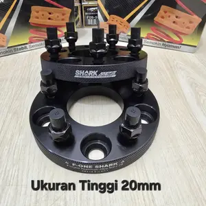 2 Pcs Heavy Duty Wheel Spacer Velg Adaptor Roda Hyundai Palisade Alumunium Alloy T6061 PCD 5 x 114.3 x 67.1 F One SHARK Premium [ FOS ] - Lebar 20MM