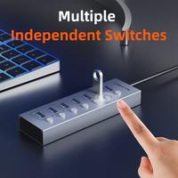 Gambar 7 in 1 USB Hub 3.0 Multi Ports With Long Cable For Laptop PC CABLETIME dari XLink Jakarta Kota Administrasi Jakarta Barat 5 Tokopedia
