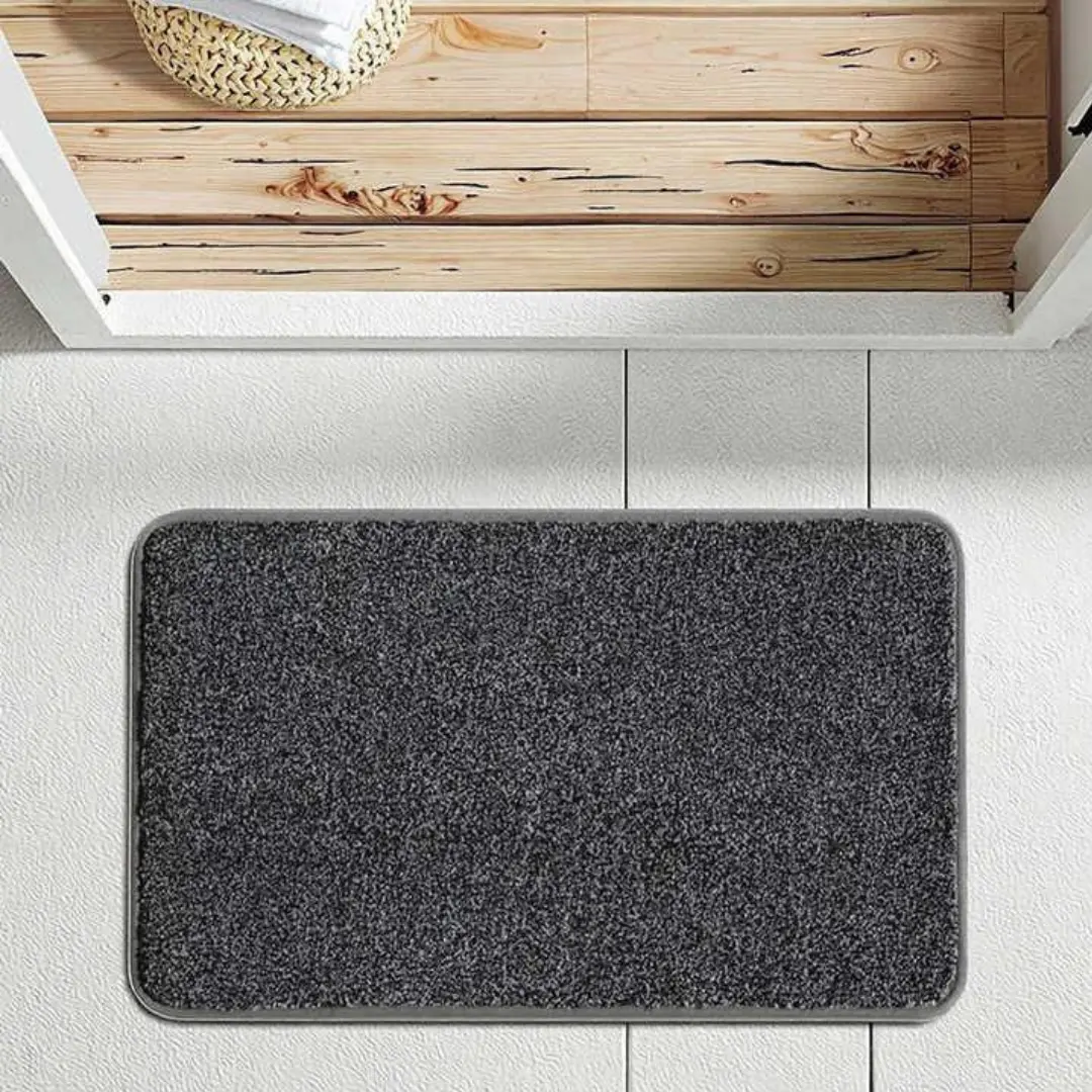 Keset Kaki Lantai Dapur Kamar Mandi 60x40cm Bahan Microfiber Polyester Anti Slip Cepat Menyerap Air