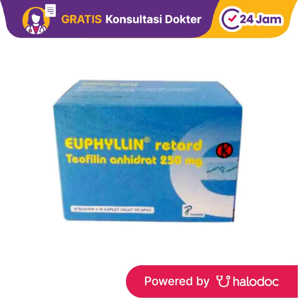 Euphyllin Retard 250 mg 3 Strip 30 Tablet